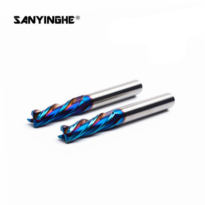 Nano Coating CNC End Mill Cutter Square 4 Flute Flat End Mill