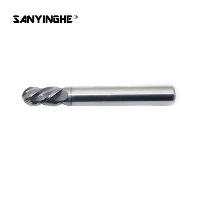 4 Flute Ballnose Spiral Solid Carbide End Mills Cnc Router Bits 5mm 10mm Milling Cutter For CNC Milling